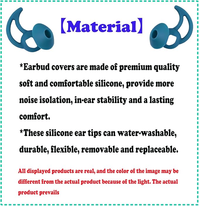 3 Pairs Large Earbud Tips Compatible with Bose QuietComfort and Sport Earbuds