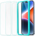 ESR 3 Pack for iPhone 13 Pro Max/iPhone 14 Plus Screen Protector, [9H Hardness] [Military Grade Shatterproof] Tempered Glass Film with Easy Installation Tool, HD Clear, Scratch Resistant