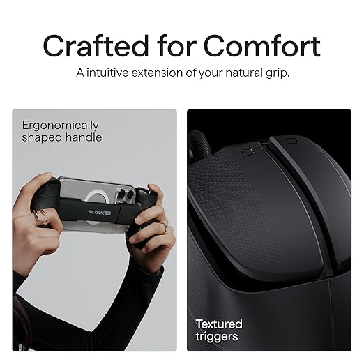 BACKBONE Pro Mobile Gaming Controller for iPhone 15/16 Series+ and Android, USB-C & Bluetooth, Play Anywhere on Any Screen, Premium Quality & Pro-Level Comfort, Android & iPhone Game Controller