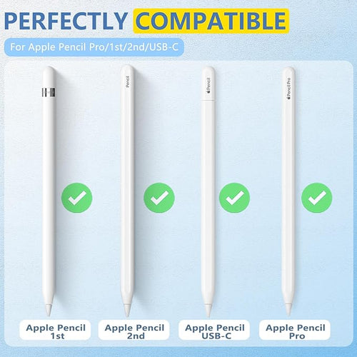 (8 Pack) Replacement Tips for Apple Pencil 2nd Generation and 1st Generation,Inesore Upgraded Apple Pencil Tips Accessories Compatible with Apple Pencil 2 Generation iPad Pro Pencil Nib