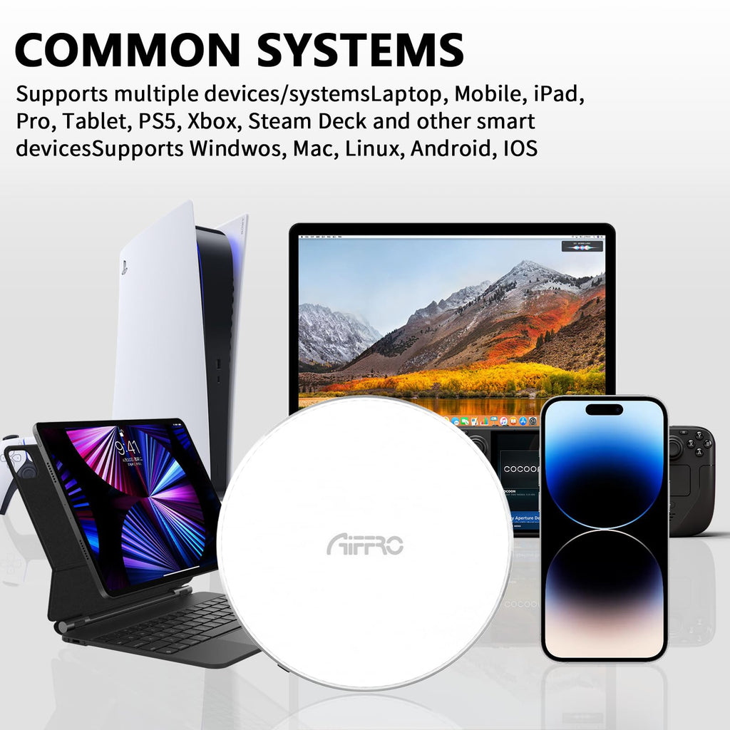 Aiffro P10 Magnetic PSSD 1TB，for iPhone MagSafe Portable SSD, Upto 2000MB/s-Type-C, SM2320，USB 3.2 Gen 2x2 20Gbps, Connectivity, Updated Firmware - Portable Magnetic External Solid State Solution
