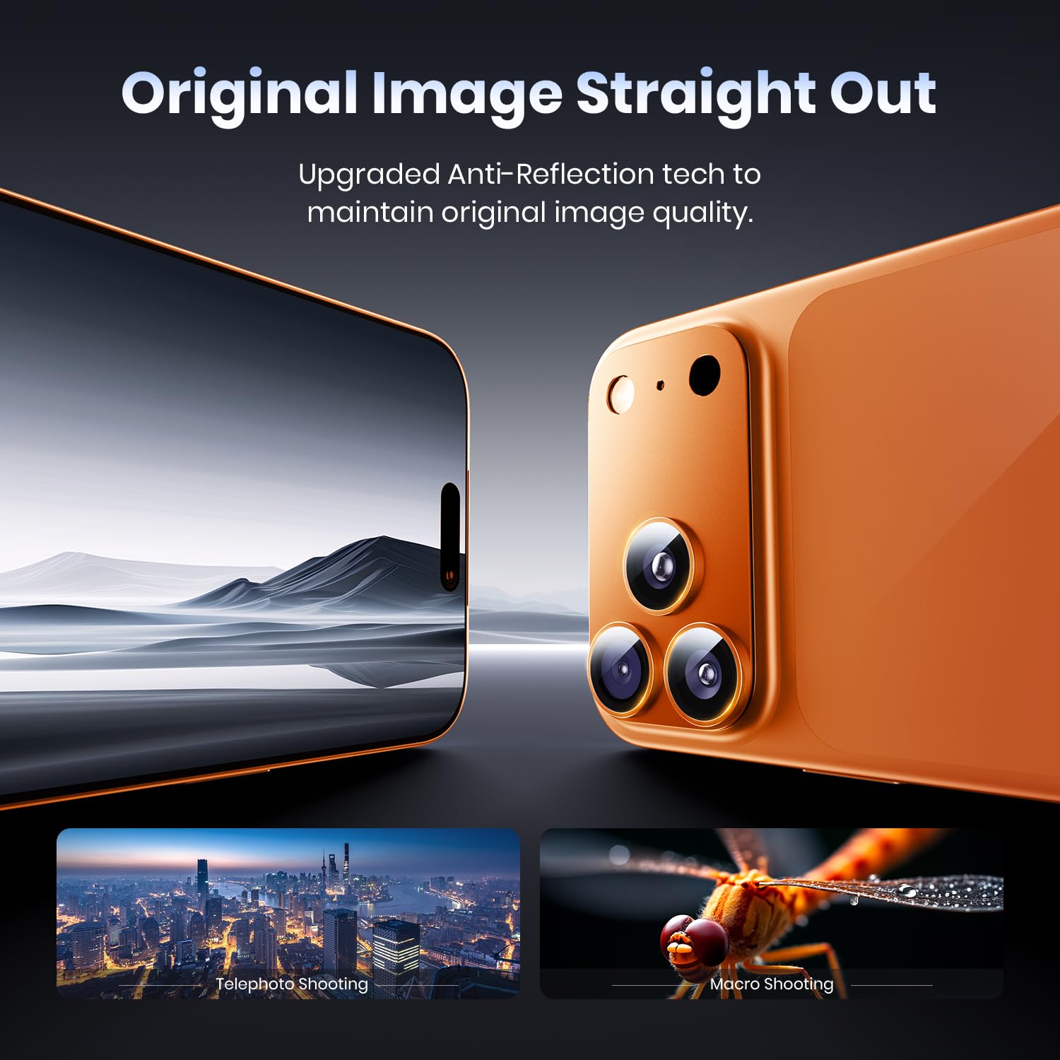 Hoerrye for iPhone 17 Pro Camera Lens Protector - 12FT Shatterproof