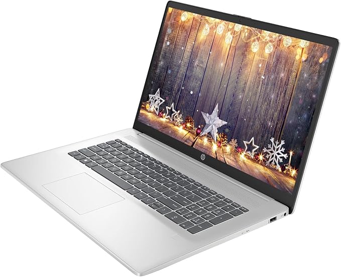 HP 17.3" Business Laptop Computer, 32GB RAM 1.2TB Storage (1TB SSD+256GB Docking Station Set), 10-Core Intel Core i5, Windows 11 Pro & Microsoft Office Included, Fingerprint Reader, PLUSERA Earphones