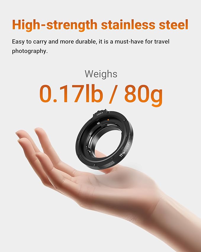Thypoch M-L Lens Mount Adapter Auto-Lock, Compatible with Leica M Lens to Leica L Mount Camera SL SL2 SL2-S SL3, Panasonic Camera S1 S1II S1IIE S1R S1RII S1H S5 S5D S5II S5IIX S9 BS1H