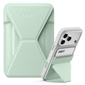 MOFT Magnetic Wallet Stand Compatible with iPhone 17/16/15/14/13/12 Series, Angle Adjustment & Magsafe Compatible MOVAS Phone Stand,Peppermint