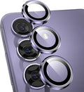 YWXTW Camera Lens Protector for Samsung Galaxy S24 Plus Accessories, 9H Tempered Glass Metal Individual Ring Camera Cover Screen Protector for S24 Plus, Case Friendly, Anti Scratch (Cobalt Violet)