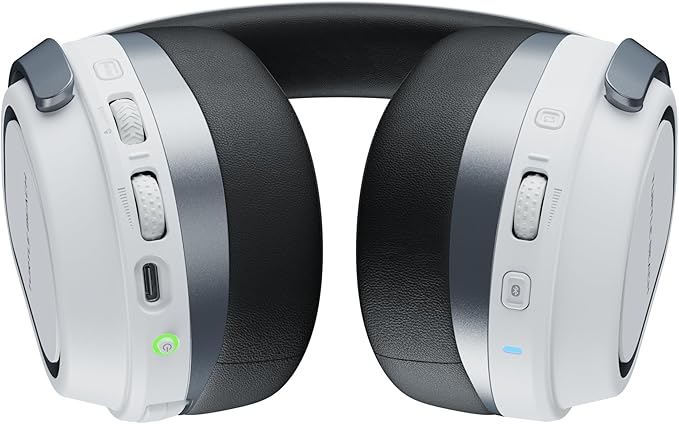 Turtle Beach Stealth 700 Gen 3 Wireless Multiplatform Amplified Gaming Headset for PS5, PS4, PC, Mobile – 60mm Drivers, AI Noise-Cancelling Mic, Bluetooth, 80-Hr Battery, Dual Transmitters – White