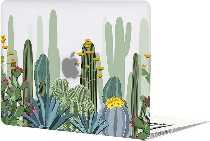 Case for MacBook Pro 13 inch M2 M1 A2338 A2289 A2251 A2159 A1989 A1706 A1708 2023-2016 Release, Matte Clear Hard Cover&Keyboard Cover&Screen Protector for Mac Pro 13.3 with Touch ID, Cactus