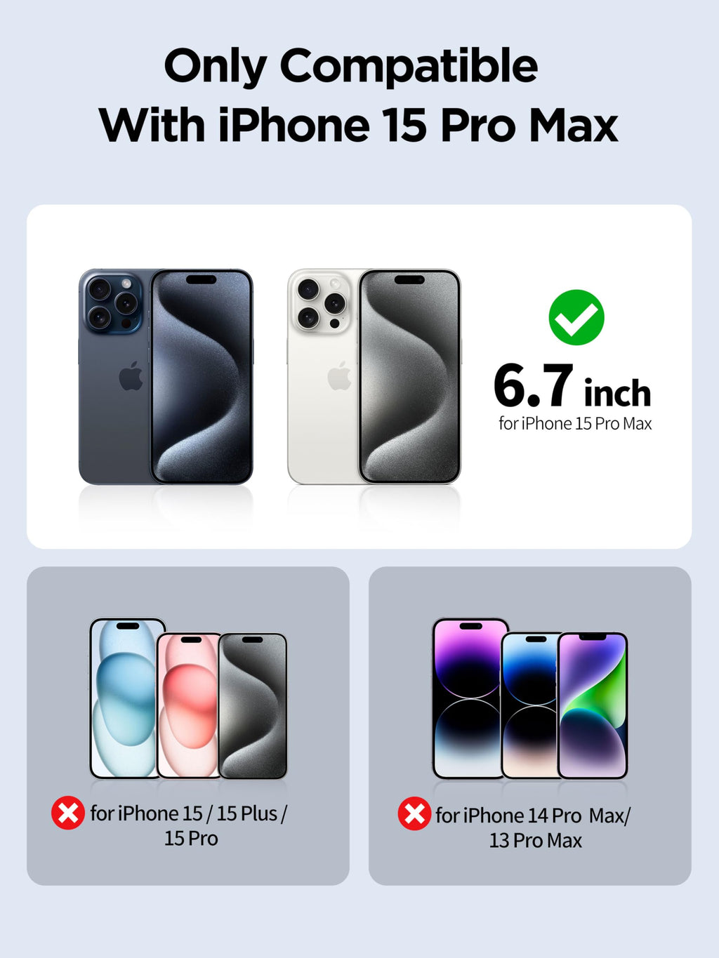PDDKISS Compatible for iPhone 15 Pro Max Privacy Screen Protector Tempered Glass 6.7 Inch, Pink Gradient Anti Spy Anti Blue Light HD Easy Installation