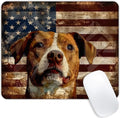 Square Mouse Pad National Flag and Cute Smiling Dog-4,Gaming Mouse Pads for Desk,Soft Computer Waterproof Non-Slip Mouse Mat