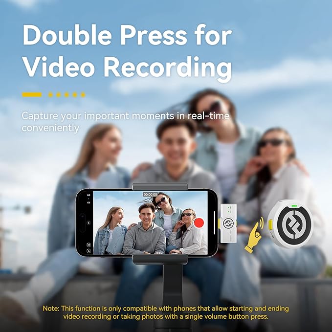 Hollyland Lark M2 Wireless Lavalier Microphone for iPhone15/16& Android, USB C Mini Lapel Microphone Wireless, 1000ft Range, Hi-Fi Audio, Noise Cancellation, 30H Battery for Video Recording, Streaming