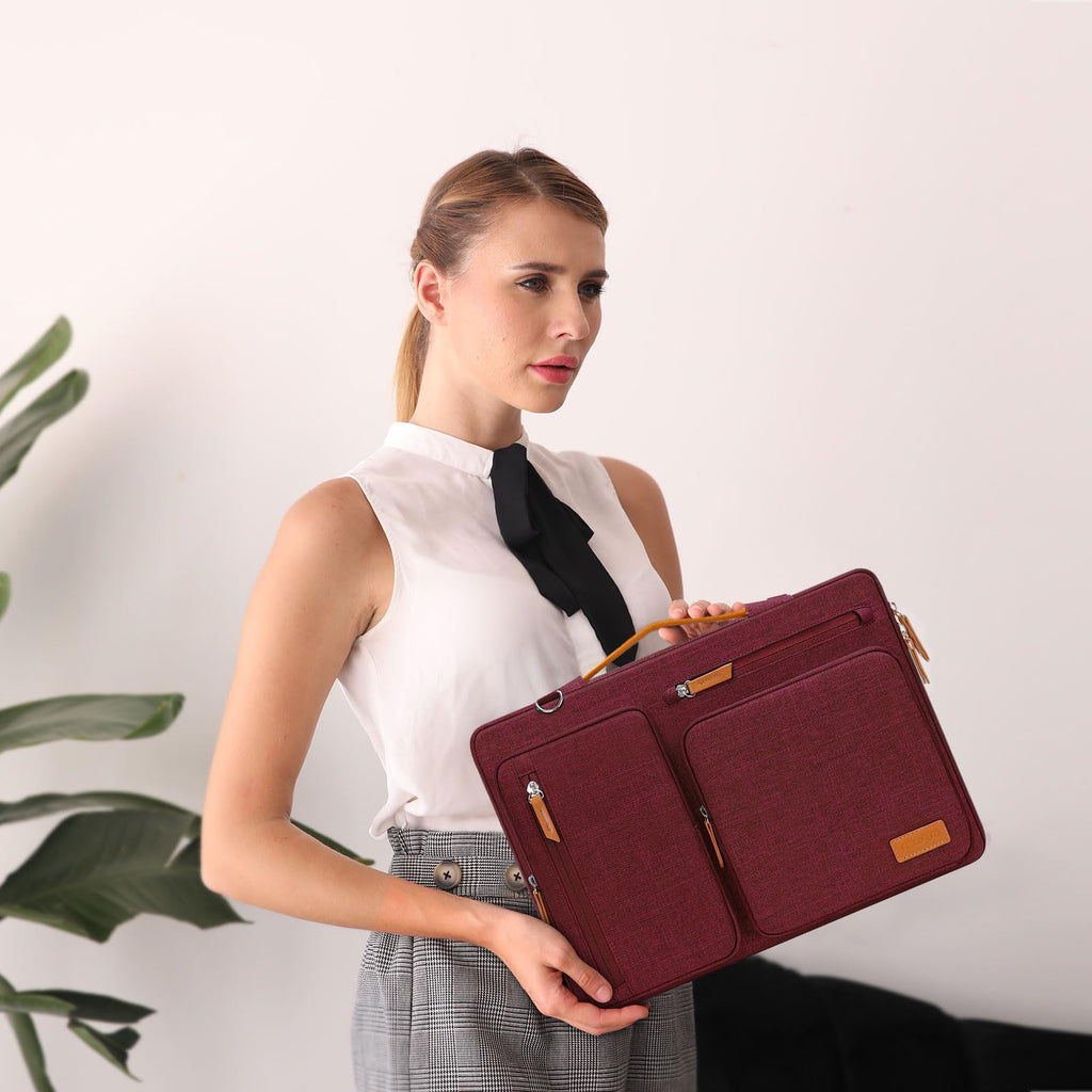 MOSISO 360 Protective Laptop Shoulder Bag, 15-15.6 inch Computer Bags