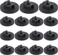 15 Pcs Magnetic Cable Clips Zip Tie Mount Base Black Magnetic Wire Holder Multipurpose Cable Ties Mount Wire Clips Management Base Electrical Cable Ties Supplies for Cable Wire