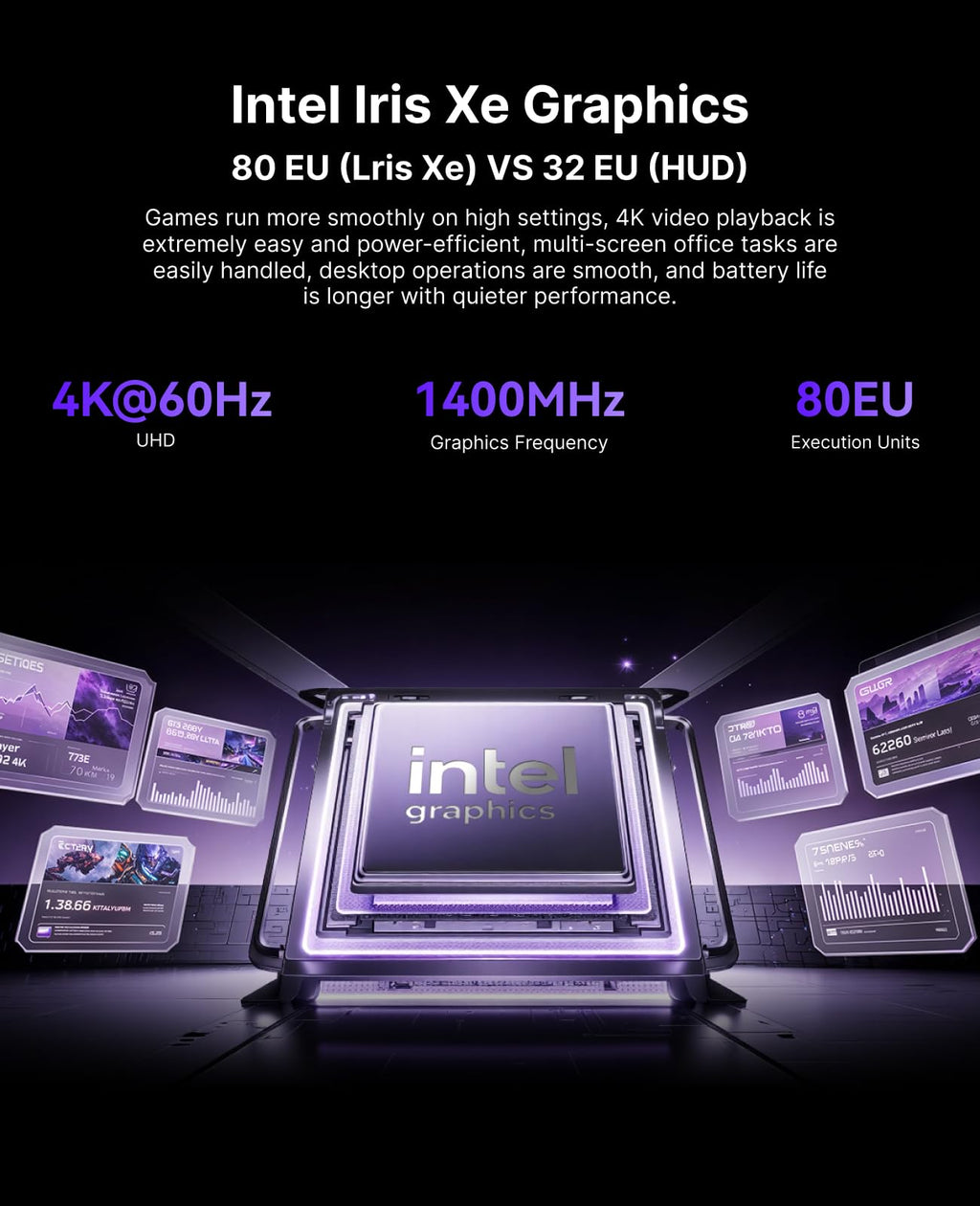 KAMRUI P2 Mini PC Windows 11 Pro, Intel i5-12600H 12 Cores/16 Threads
