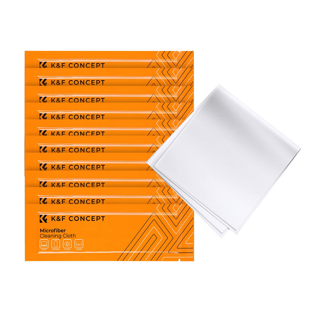 K&F CONCEPT Vacuum Packaging Microfiber Cleaning Cloths X80,for Glasses