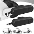 2-Pack 5000mAh Battery Pack for Meta/Oculus Quest 3S/3/2, 18W PD Fast VR Charger, Extended 4-8H Playtime, Dual Fast Charging, Clip-On Power Banks, Lightweight & Safe, Meta Quest 3S/3/2 Accessories