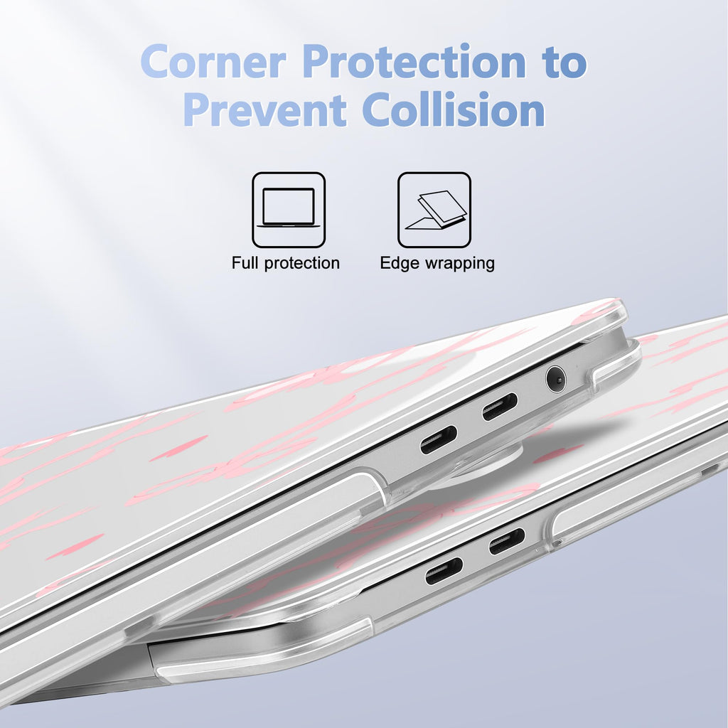 Lepeoac for MacBook Pro 16 inch Case 2019 2020 Release Model A2141, Plastic Hard Shell Cover with Keyboard Cover & Screen Protector for MacBook Pro 16 inch with Touch Bar & Touch ID, Bow