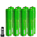 Nraonrn 8 Pack Ni-MH AAA Rechargeable Batteries 400mah AAA Ni-MH Rechargeable Batteries 1.2V for Panasonic Cordless Phones, Remote Controls, Electronics