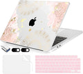 Compatible with MacBook Air 15 inch Case, M4 A3241/M3 A3114/M2 A2941 (Released 2025 to 2023), Hard Shell, Keyboard Cover, Screen Protector, Webcam Cover & Type-C Adapter, Vector Flower2