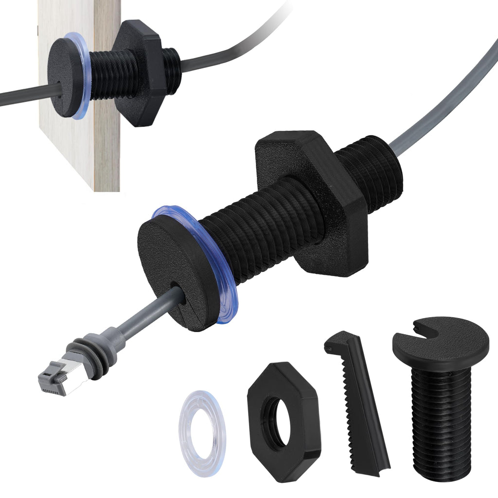 RV Cable Pass Through kit for Starlink, Camper Wall Cable Grommet 75mm 2pcs