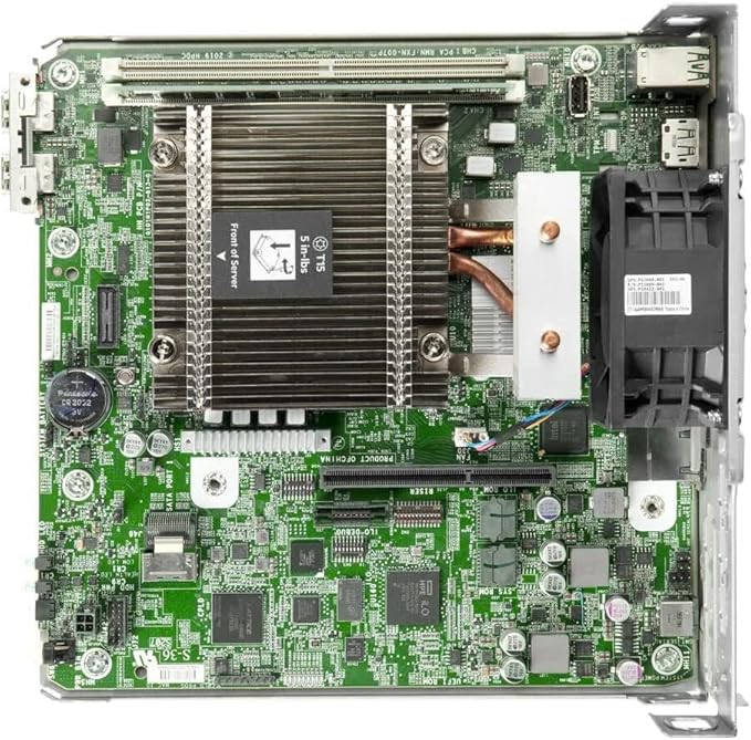 Hewlett Packard Enterprise HPE ProLiant MicroServer Gen10 Plus v2 Ultra Micro Tower Server, Xeon E-2314 4-Core 2.8GHz, 32GB DDR4 Memory, 4TB SSD Storage, iLo, Server 2022 Standard