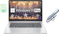 HP 17.3" Business Laptop Computer, 64GB RAM 2.2TB Storage (2TB SSD+256GB Docking Station Set), 10-Core Intel Core i5, Windows 11 Pro & Microsoft Office Included, Fingerprint Reader, PLUSERA Earphones