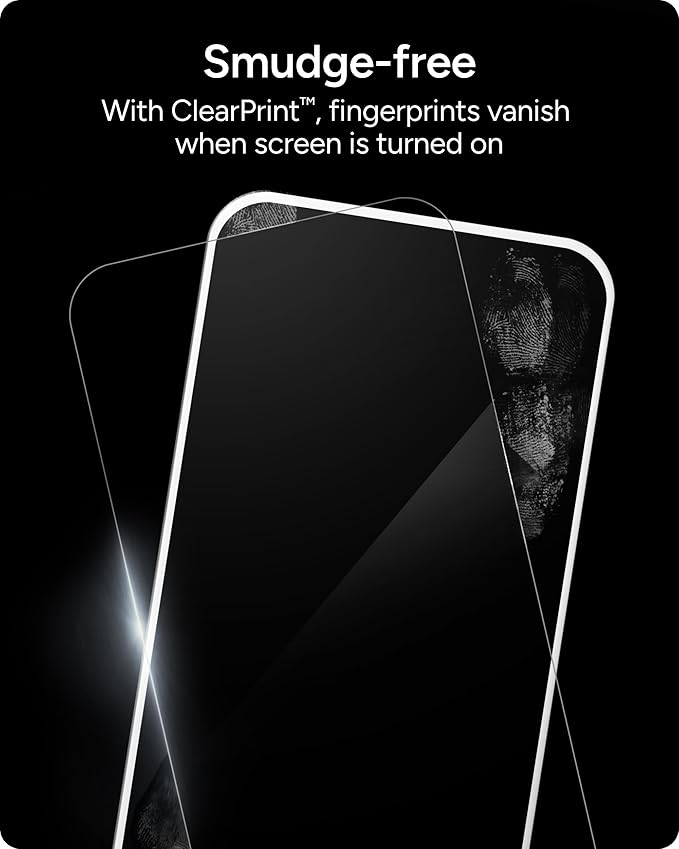 ZAGG InvisibleShield Glass Elite iPhone 15 Screen Protector - 5X Stronger with Reinforced Edges, Scratch & Smudge-Resistant Surface, Easy to Install