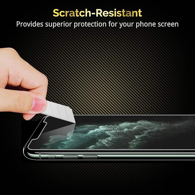UNBREAKcable iPhone 11 Pro Screen Protector [2 Pack], 2.5D Double Defense Series Premium Tempered Glass for 5.8-inch iPhone 11 Pro (2019) [Anti-scratch, Anti-fingerprint, Bubble Free & Case-friendly]