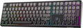 EPOMAKER TH108 Full Size Mechanical Keyboard, Wireless Gaming Keyboard with 8000mAh Battery, Creamy Gasket, 108 Keys, Hot Swap, Custom Driver, RGB Backlight (Black, Sea Salt Silent)