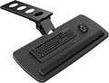 HUANUO Keyboard Tray Under Desk, 360 Adjustable Under Desk Keyboard Tray Slide Out, Ergonomic Pull Out Keyboard Tray Under Desk, 25"W x 9.84"D