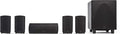 Definitive Technology ProCinema 6D - Compact 5.1 Channel Home Theater Speaker System | 250-Watt Powered Subwoofer Center Channel + 4 Speakers | Sleek Modern Looks Match Any Décor Black