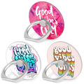 Bonoma Phone Ring Holder, 3 Pack Good Vibes Only
