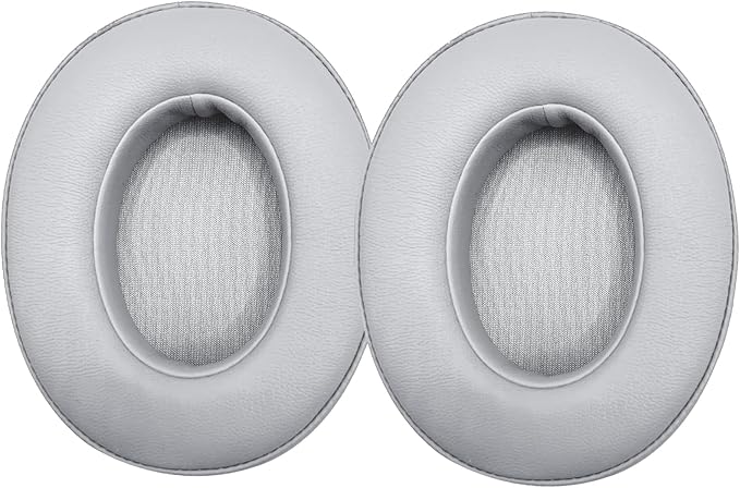 Replacement Ear Pads Cushions for Beats Studio（B0501、B0500），Beats Studio 2 & Studio 3 Wired & Wireless Headphones, Earpads with Soft Protein Leather, Noise Isolation Memory Foam - Grey