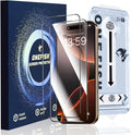 OneFish Full Edge Coverage Tempered Glass Screen Protector for IPhone 15 Pro Max 6.7 inch,2 Pack Edge Reinforcement, Self-Aligning Installation, Case Friendly HD Screen Protectors