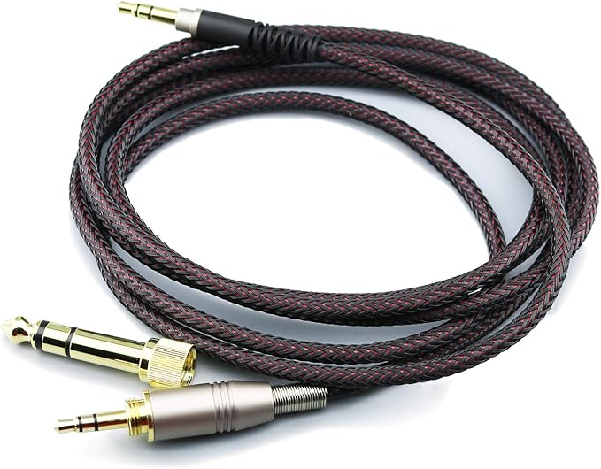 NewFantasia Replacement Audio Upgrade Cable Compatible with Audio-Technica ATH-M50xBT, ATH-AR3BTBK, ATH-SR50BT, ATH-ANC9, ATH-ANC7B, ATH-SR5BTBK, ATH-S700BT Headphones 3meters/9.9ft