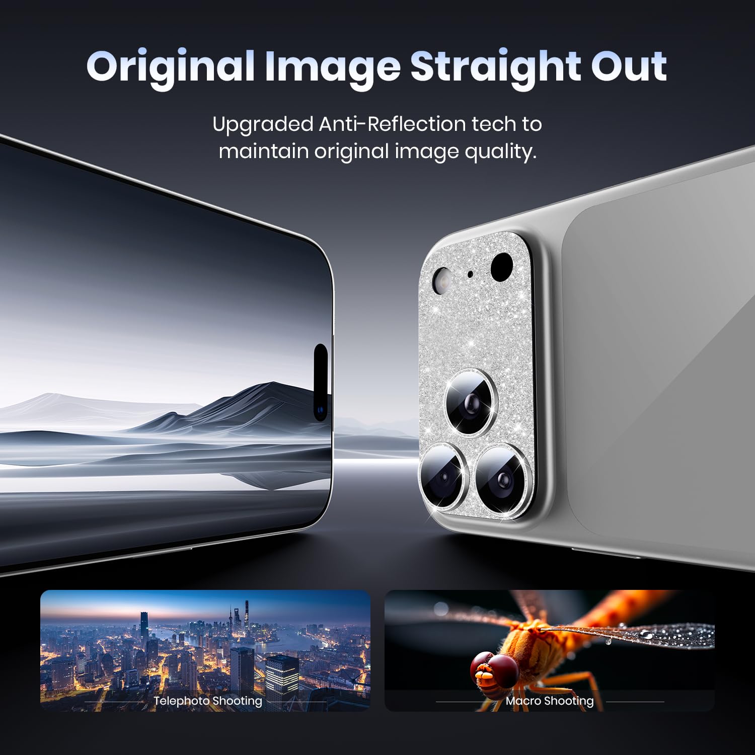 Hoerrye for iPhone 17 Pro Max Camera Lens Protector - 12FT Shatterproof