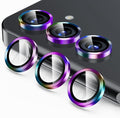 Korecase for Galaxy S25 Ultra Camera Lens Protector, 9H Tempered Metal Glass Anti Scrach Rear Camera Screen Protector, Shockproof Metal Ring Lens Protection for Samsung Galaxy S25 Ultra,Colorful