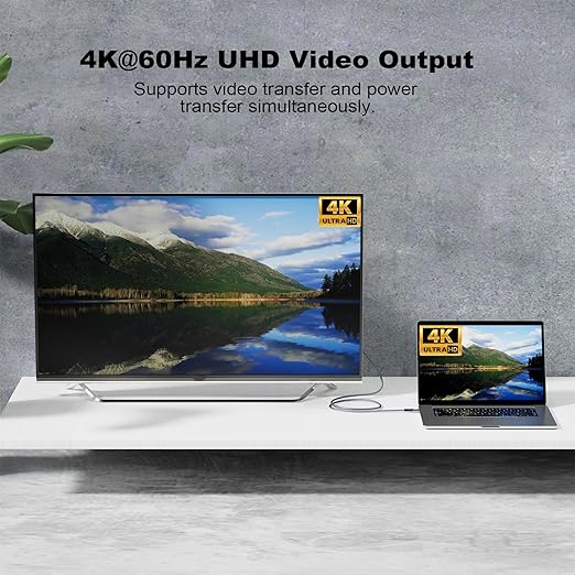 20Gbps USB C 3.2 Extension Cable, USBC 3.2 Gen2 Type-c Male to Female Extender Cable Ultra HD 4K@60Hz 240W Charging 20Gbps Data Transfer Compatible with External SSD eGPU