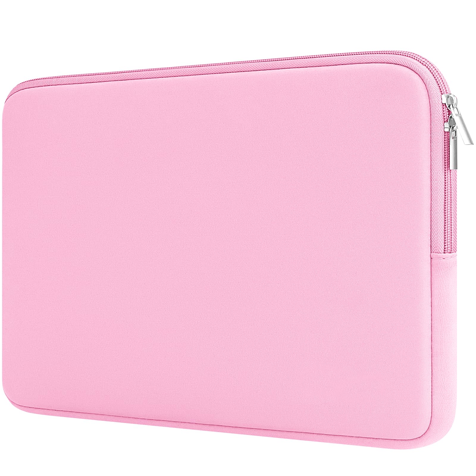 RAINYEAR 15.6 Inch Laptop Sleeve Case Soft Lining Padded Cover, Pink