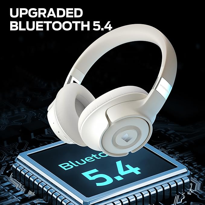 Monster Persona SE ANC Active Noise Cancelling Headphones, Bluetooth Headphones Over Ear, 60H Playtime, HiFi Stereo Audio, Deep Bass, Built-in Mic, Wireless Headsets for Home Office