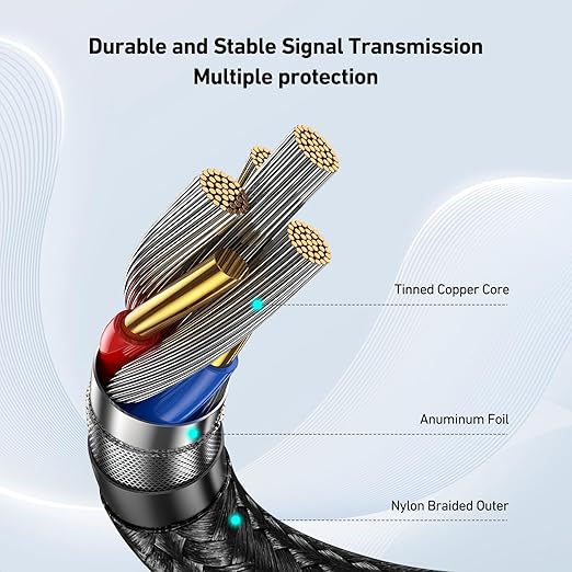 BENFEI USB 3.0 Extension Cable 3.3 Feet, Nylon Braided Compatible with Webcam, Camera, Phone, USB hub, Mouse, Keyboard, Printer, Hard Drive, Headset