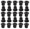 25 pcs 3/8" Drill Hole，3/16" ID Black Silicone Top hat Rubber Grommets for Wiring，Automotive，Firewall，Hole Plug，Desk，Screw，Water and Gas Pipe，Drain，House Siding，Cable Bushing，Glass，Wire Plug