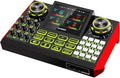 Audio mixer, suitable for live streaming, singing, and gaming on computer/phone; soundboard for 3.5mm condenser microphone; podcast mixer with live sound card, noise reduction, and one-touch mute