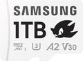 Samsung PRO Plus Sonic The Hedgehog + Adapter, 1TB microSDXC, Up-to 180MB/s, Full HD & 4K UHD, UHS-I, C10, U3, V30, A2, for Nintendo-Switch, Steam Deck, GoPRO, DJI Drone, Tablets (MB-MD1T0SA/LC1)