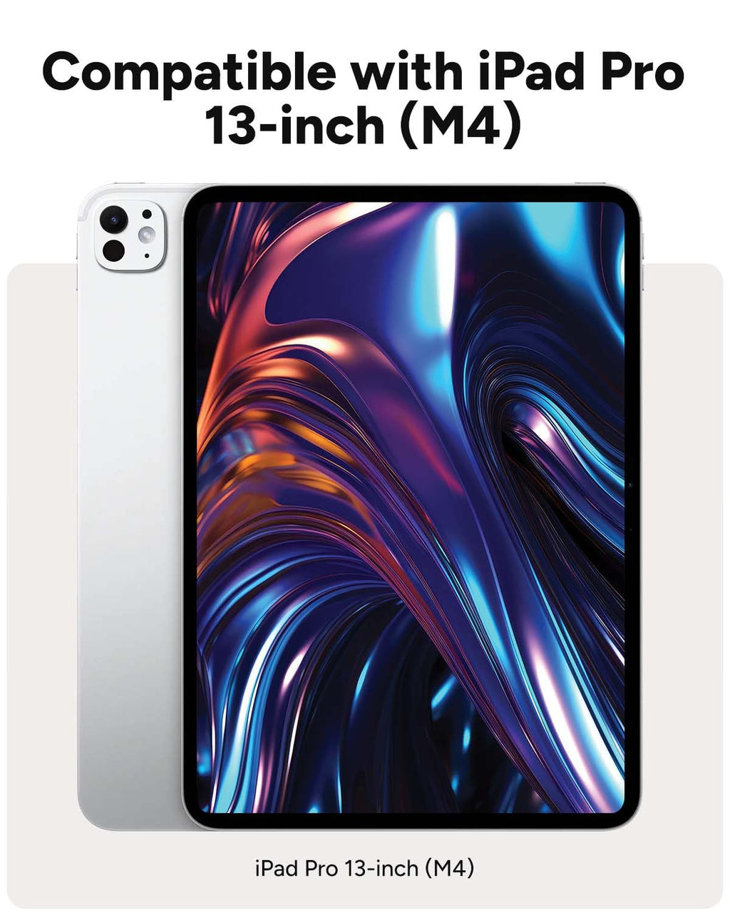 ZAGG Pro Keys 2 iPad Pro 13" (M5)/ Pro 13" (M4) Keyboard Case - Wireless Keyboard & Detachable Folio Case | Laptop-Style Backlit Keys, Multi-Pairing Bluetooth, 6.6 ft Drop Protection