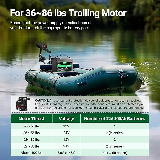 HQST 12 Volt 100Ah Lithium Iron Phosphate Battery with LED Meter,LiFePO4 Battery,10 Year Lifetime,Low & High Temp Protection,Supports in Series and Parallel for RVs,Trolling Motors Boats,Marine-4 Pack