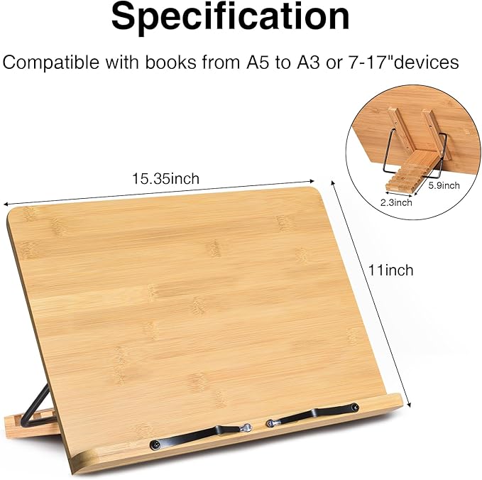 Extra Large Tablet Stand for Desk, Adjustable Holder for Touch Screen Tablets
