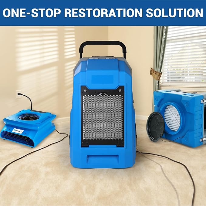 MOUNTO Water Damage Restoration Combo Package Deals (20xAir Mover, 4x Air Scrubber, 4x LGR Dehumidifiers)