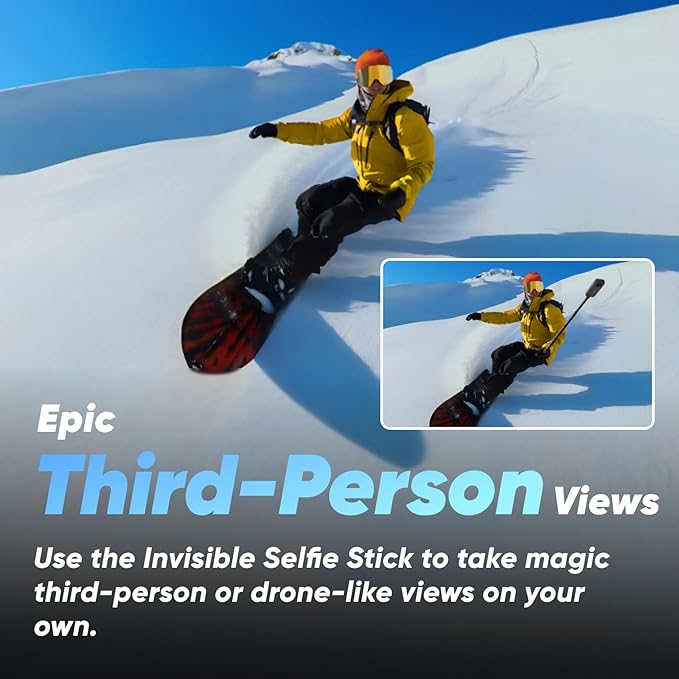 Insta360 X3 Battery Kit - 360 Action Camera with 5.7K 360 Active HDR Video, 4K Single-Lens Camera, Waterproof, FlowState Stabilization, 2.29" Touchscreen, AI Editing, for Motorcycle, Wintersports
