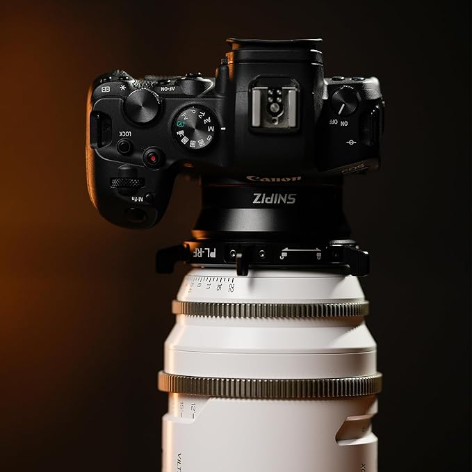 PL-RF Lens Mount Adapter with Rotary Lock Mount Converter Compatible with PL Lens to Canon RF Mount Cameras EOS R EOS R5 EOS R6 EOS R3 EOS Ra EOS RP